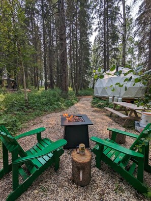 Tamarack's private glamping site (1)