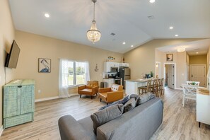 Living Room | Smart TVs | Central Heating & A/C | 2 Full Sleeper Sofas