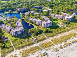 Areial view of Island Club