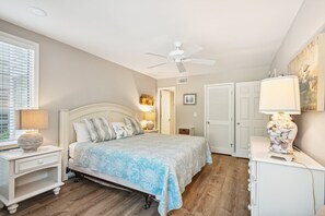 Ample Lighting and closet space