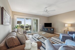 Living Room with Balcony Access