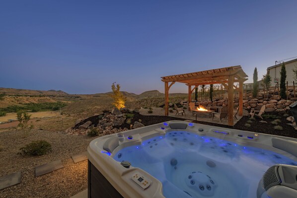 Bain à remous extérieur
