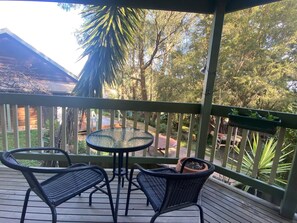 Garden views from the Cottage verandah