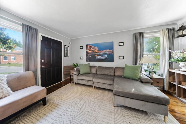 Come on in - there's room for everyone to relax and hang out together.