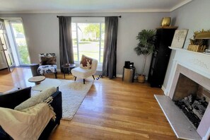Check out the lovely wood flooring