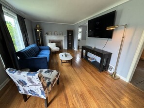 Stylish yet cozy, you'll love the front room.