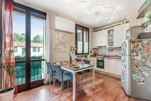 Kitchen and dining area