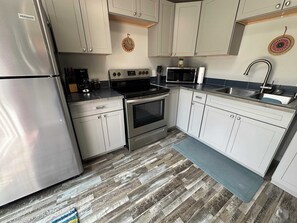 Fully stocked kitchen