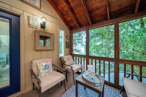 The screen porch