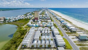 Enjoy the perfect beach getaway! This charming house is located just across the street from the shore, only a short walk to the sandy beach.