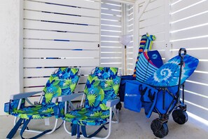 Everything you need for a perfect beach day! We provide all the beach gear for your family fun