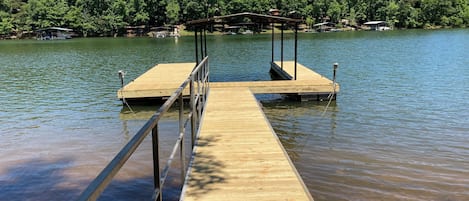 Covered boat dock...perfect for your boat or one you rent!