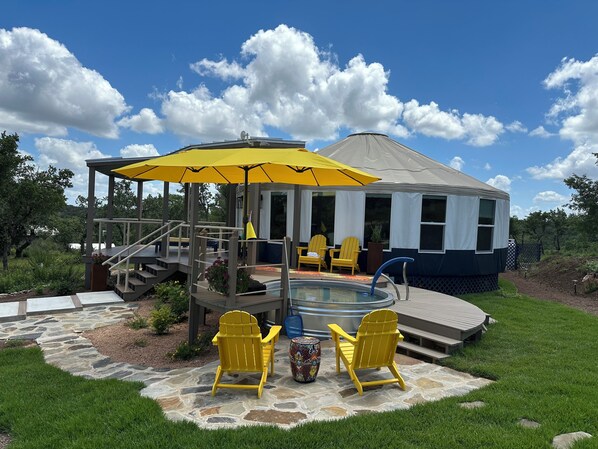 Welcome to Heartstone at 515. Relax & unwind in your private yurt.