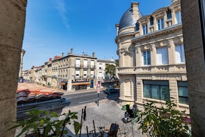 Vue depuis lâhĂ©bergement