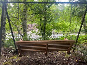 Swing overlooking the River