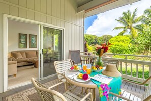 Lanai and Living Room