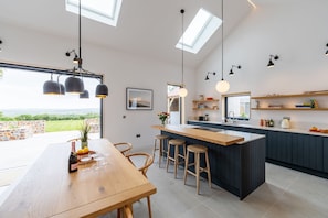 Dining kitchen area at Skylark, Bradworthy, Devon