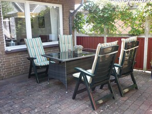 Möblierte Terrasse