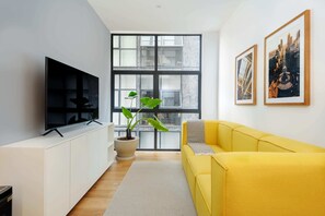 Living room with tv