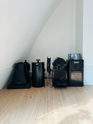 Kaffe och/eller kaffebryggare