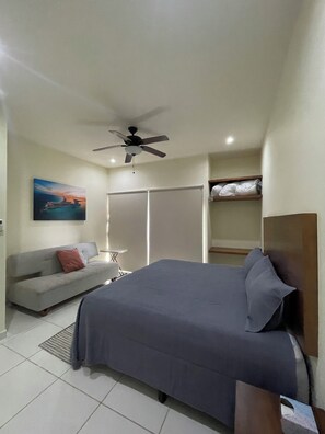 Ample & private master bedroom.