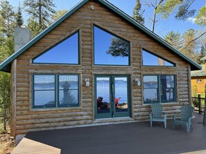 front of cabin