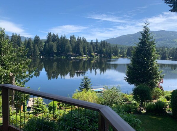 Amazing views from the front deck.