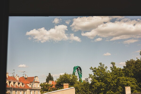 Blick von der Unterkunft