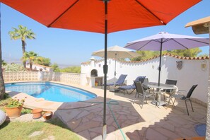Outdoor dining area