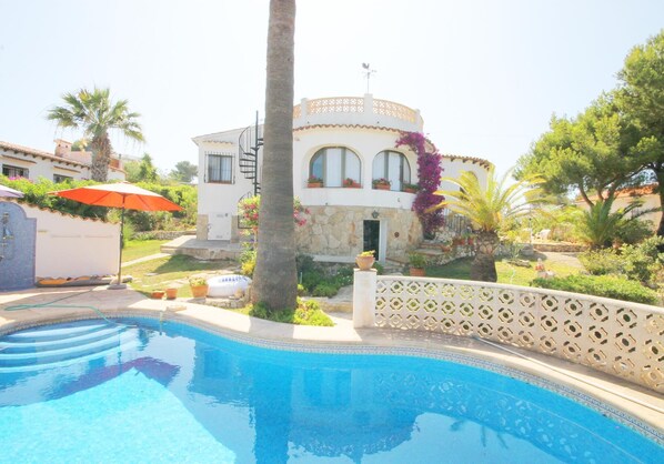 Terrace and pool