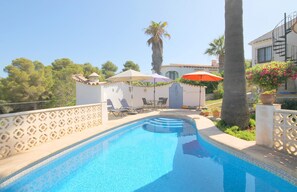 Terrace and pool