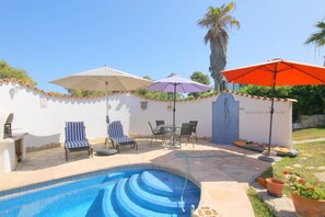 Terrace and pool