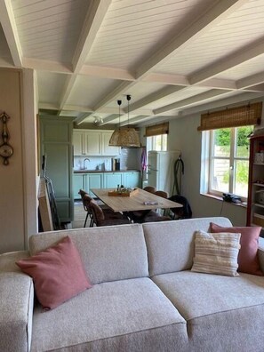 look at the kitchen