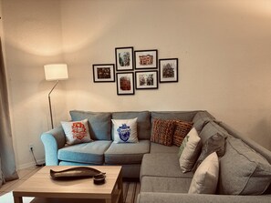 Large sectional seating!