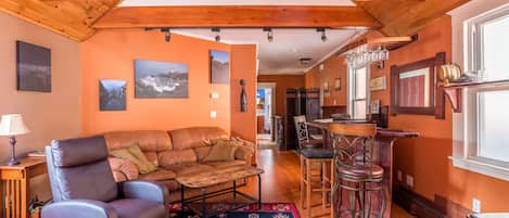 Furniture, Indoors, Living Room, Hardwood, Couch