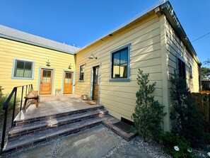 Front entrance to three unique fully equipped apartment/suites  