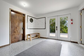 The entrance to the home.