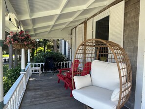 Expansive front porch