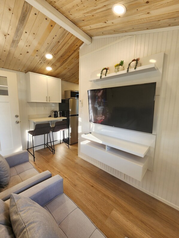 The kitchen has been upgraded and now includes a dishwasher for your convenience