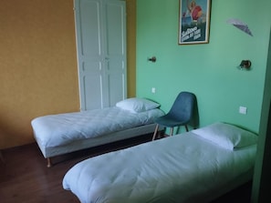 Twin beds