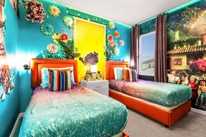 Kids will love the theme bedrooms!