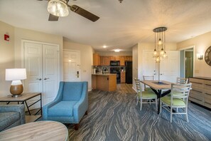 Enjoy conveniences like a spacious living area with an open floor plan