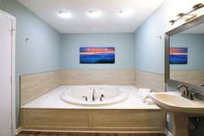 Large jetted tub