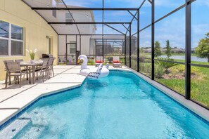 Private Swimming Pool with Lake Views