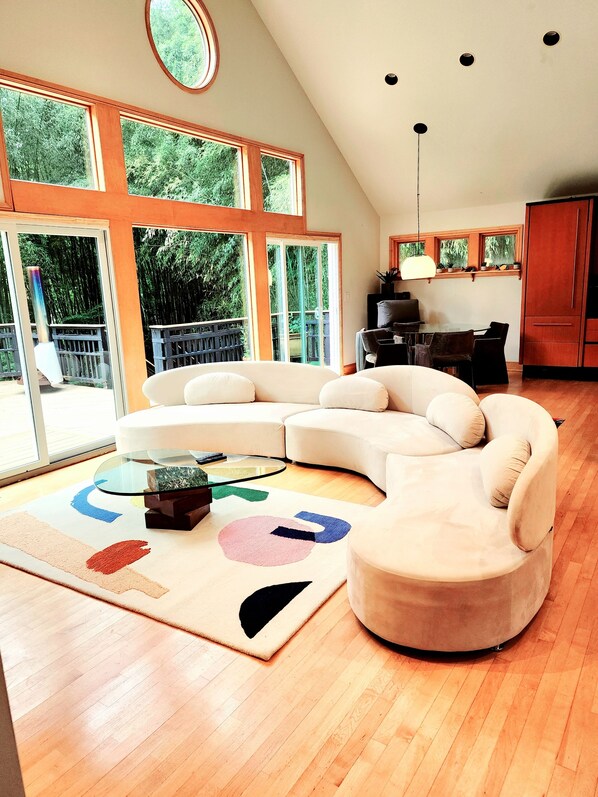 Spacious Open Plan Living, Kitchen, and Dinning and Entrance Hall.  

