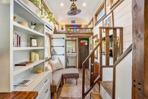 [Living area] This luxury 270sqft craftsman style tiny home