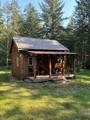 Exterior of Cabin in the Woods