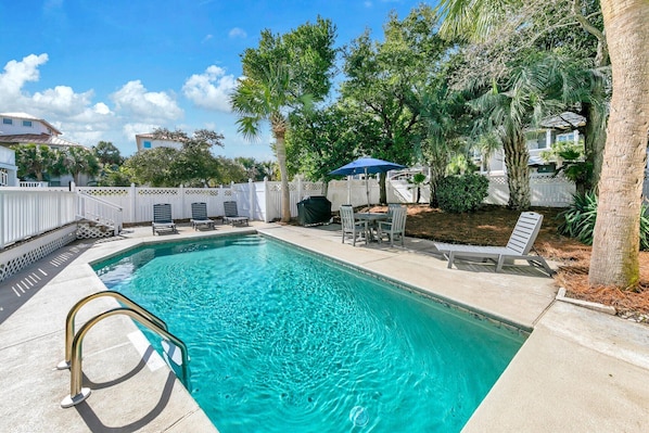 Private backyard pool just for you!
