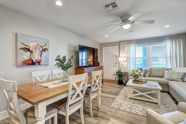Dining Area & Living Room