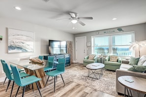 Living Room & Dining Area